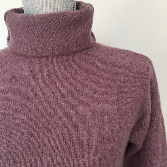 Lou & Grey Lavender Heather High Neck Sweater, size Medium 💜 - Picture 8 of 13